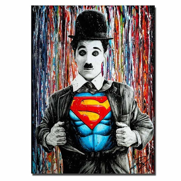 Modern Graffiti Street Art Cartoon Posters And Prints Canvas Painting