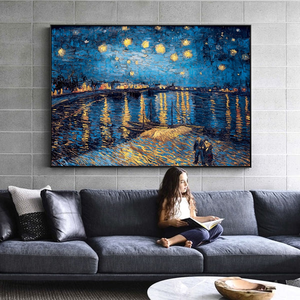 Van Gogh Starry Night Canvas Paintings Replica