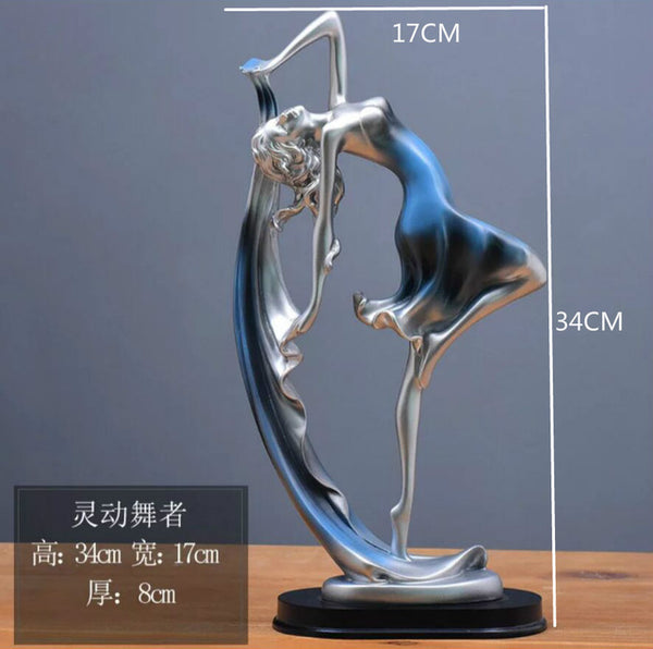 Owl Family Figurines Lovely Dancer Ornament