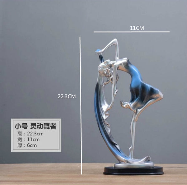 Owl Family Figurines Lovely Dancer Ornament
