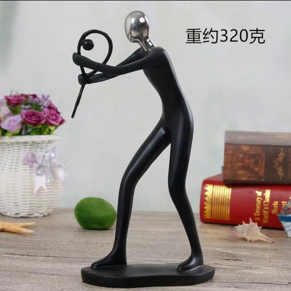 Owl Family Figurines Lovely Dancer Ornament