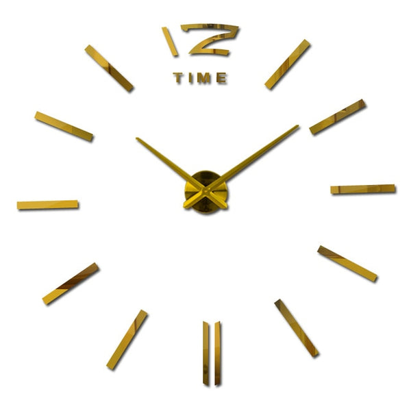 sale wall clock watch clocks 3d diy acrylic mirror stickers