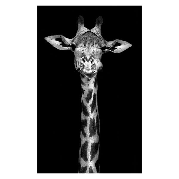 Canvas Painting Animal Wall Art Lion Elephant Deer Zebra Posters and Prints