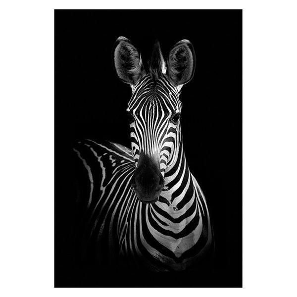 Canvas Painting Animal Wall Art Lion Elephant Deer Zebra Posters and Prints