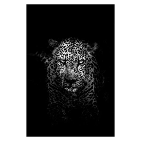 Canvas Painting Animal Wall Art Lion Elephant Deer Zebra Posters and Prints