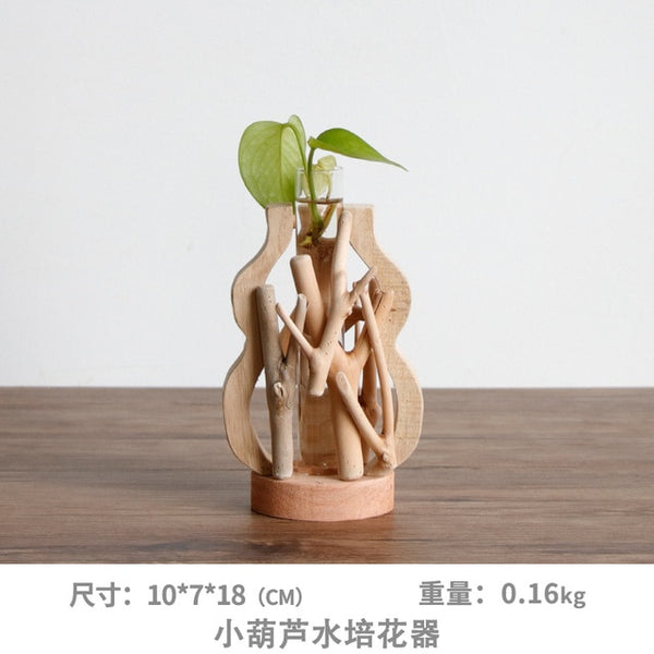 Pure Handwork Wooden Vase