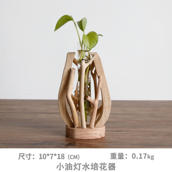 Pure Handwork Wooden Vase