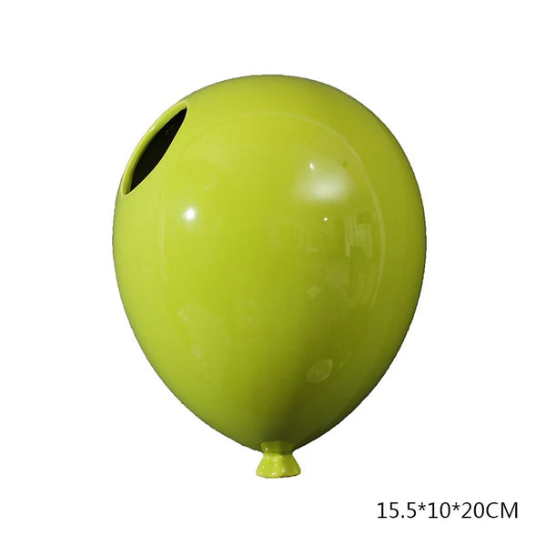 Creative American Ceramic Balloon Wall Hanging Flower