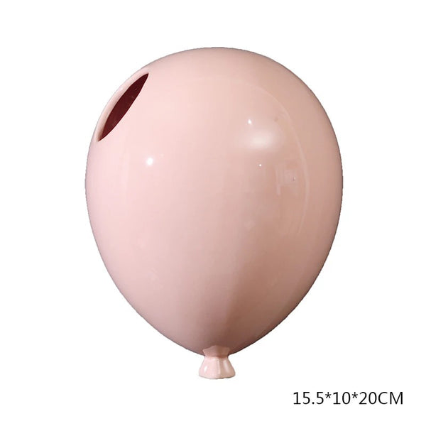 Creative American Ceramic Balloon Wall Hanging Flower