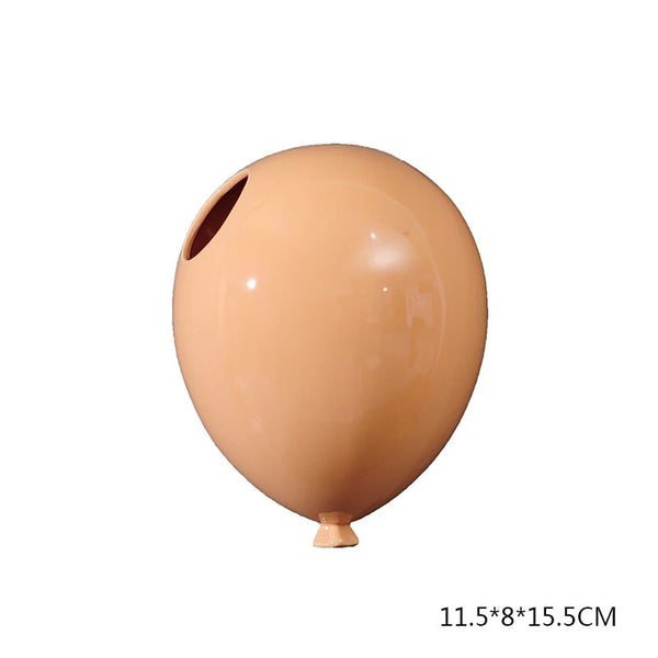 Creative American Ceramic Balloon Wall Hanging Flower
